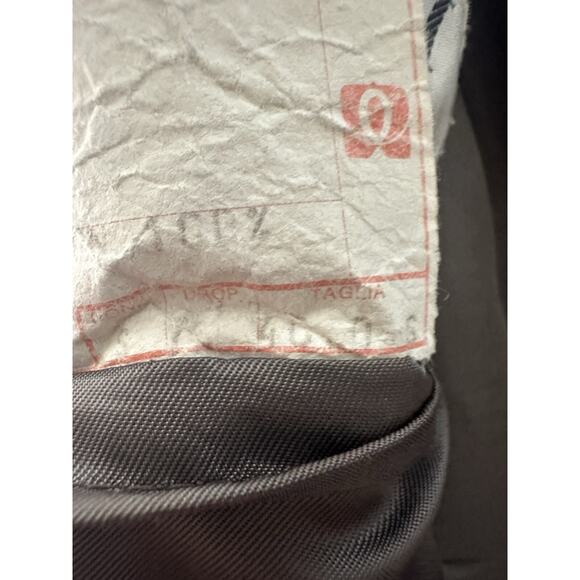 40R MANI by Armani Italy Men's Tan Geometric 100% Virgin Wool Sports Coat Jacket - Picture 9 of 9